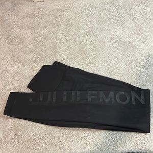 Lululemon Wunder Unders with Lululemon down the leg